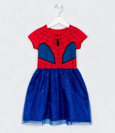 Vestido Infantil Disfrace Spider Man - Tam 5 a 14 años 1