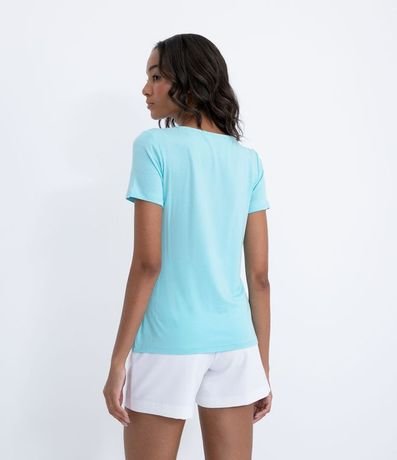 Blusa Básica en Viscosa con Escote V 2