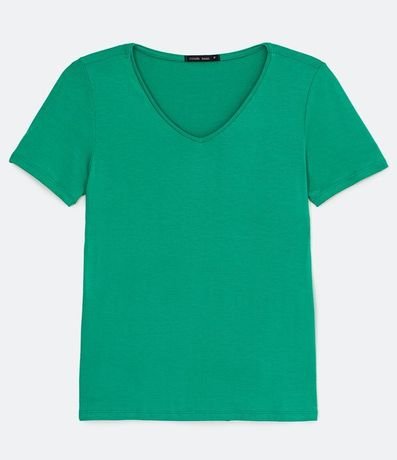 Blusa Básica en Viscosa con Escote V 5