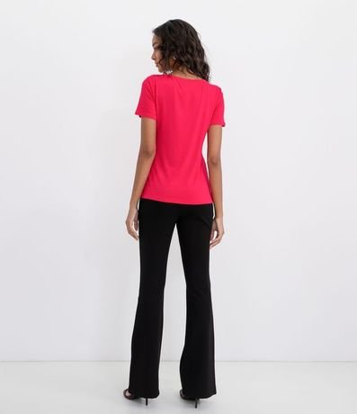 Blusa Básica en Viscosa con Escote V 2