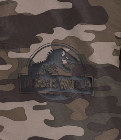 Campera Cortaviento Infantil Camuflaje con Estampado Jurassic World - Talle 5 a 14 años 3
