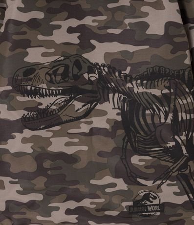 Campera Cortaviento Infantil Camuflaje con Estampado Jurassic World - Talle 5 a 14 años 6