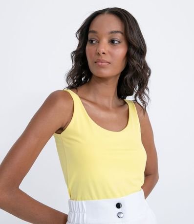 Blusa Musculosa en Poliamida con Escote U 3