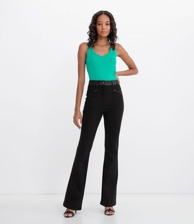 Blusa Musculosa en Poliamida con Escote U 4