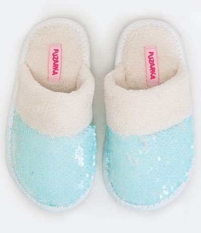 Pantufa Chanclas Infantil con Lentejuelas - Tam 29 a 36 2