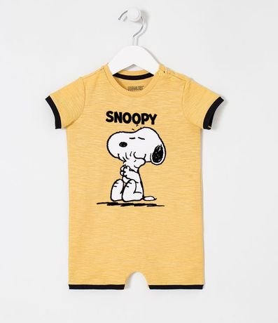 Enterito Corto Infantil Estampado Snoopy - Talle 0 a 18 meses 1