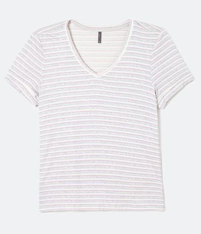 Blusa de Pijama Manga Corta A Rayas 1