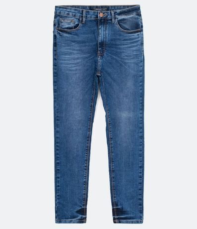 Pantalón Skinny Cintura Alta en Jeans con Elestano 1