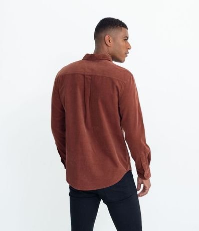 Camisa en Terciopelo con Bolsillos Delanteros 2