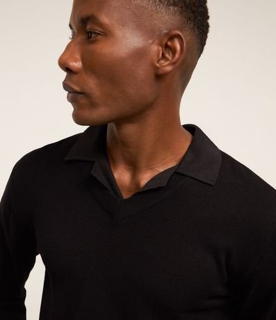 Suéter en Tejido de Punto con Cuello V 3