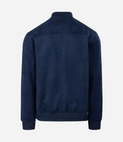 Chaqueta Bomber Lisa con Bolsillo 7