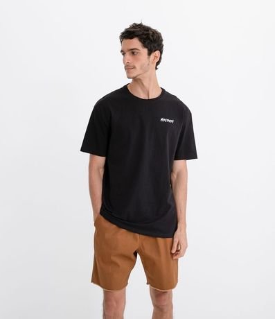 Remera Oversized Manga Corta Estampa Flamengo Holidays 1