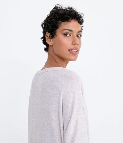 Pijama Largo en Tejido de Punto con Botones y Amarre 6