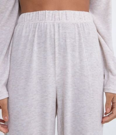 Pijama Largo en Tejido de Punto con Botones y Amarre 7