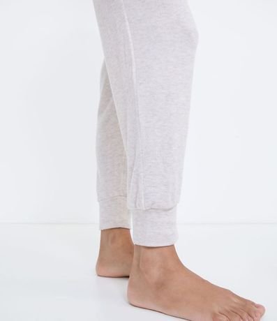 Pijama Largo en Tejido de Punto con Botones y Amarre 8