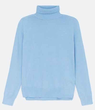 Blusa Alargada de Punto con Cuello Alto 6