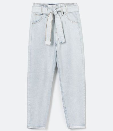 Pantalón Clochard Jeans con Cinto 1