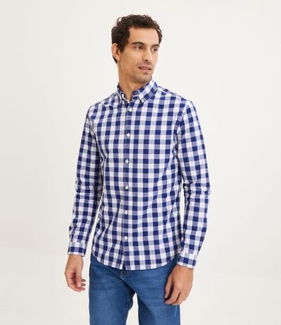 Camisa Manga Larga Cuadrillé