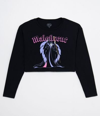 Blusa Cropped Manga Larga Estampa Malevora 5