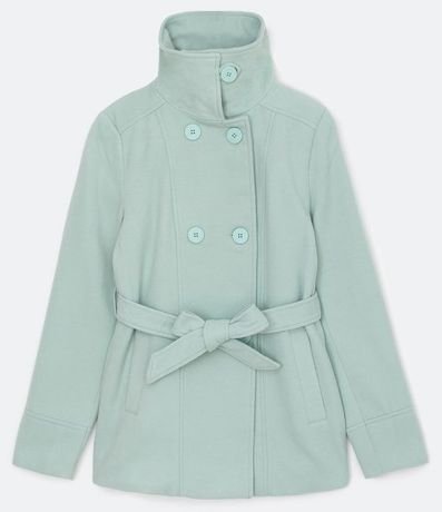 Campera con Cinturón de Ajuste con Bolsillos 8
