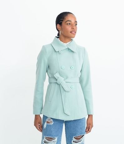 Campera con Cinturón de Ajuste con Bolsillos 2