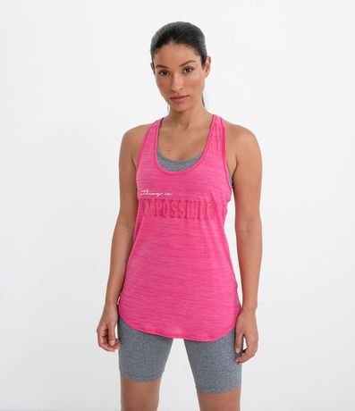 Musculosa Deportivo Estampa Nothing Is Impossible 1