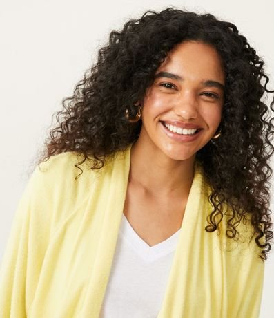 Cardigan Alargado en Tejido de Punto con Ribana en el Puño 4