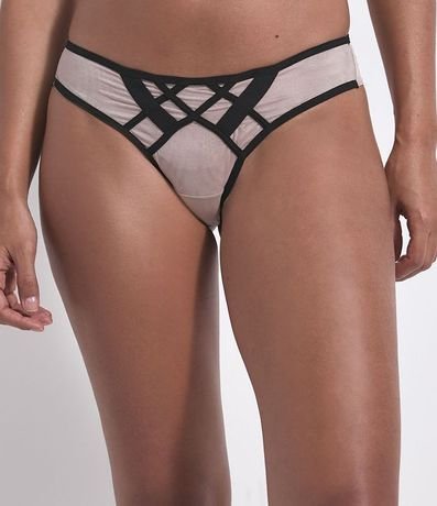 Bikini Hilo Doble en Tul con Detalles 1