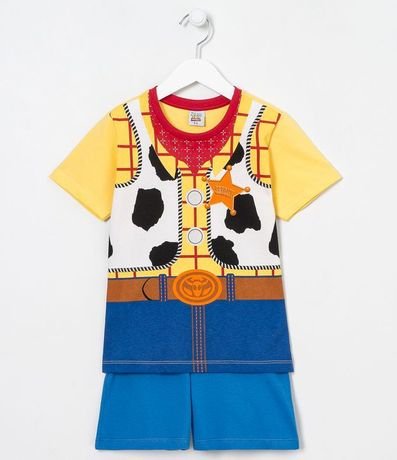 Pijama Infantil Curto Woody Toy Story - Tam 3 a 8 años 1