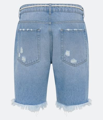 Bermuda Slim Jeans con Rotos 6