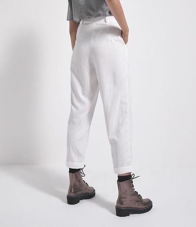 Pantalón Sastrería Lisa en Poliester 2