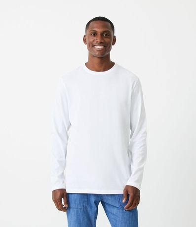 Remera Confort Manga Larga Basica