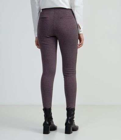 Pantalón Legging con Estampado de Cuadros 2