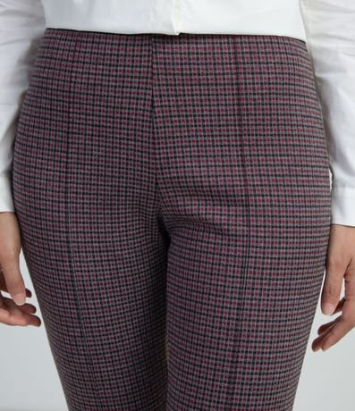 Pantalón Legging con Estampado de Cuadros 3