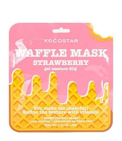 Máscara Facial Waffle Mask Strawberry Kocostar 1
