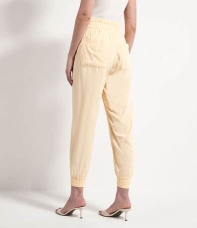 Pantalón Jogger en Viscose Lisa con Bolsillos 2