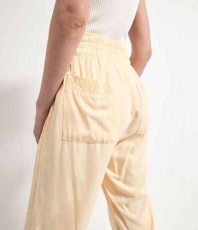 Pantalón Jogger en Viscose Lisa con Bolsillos 4