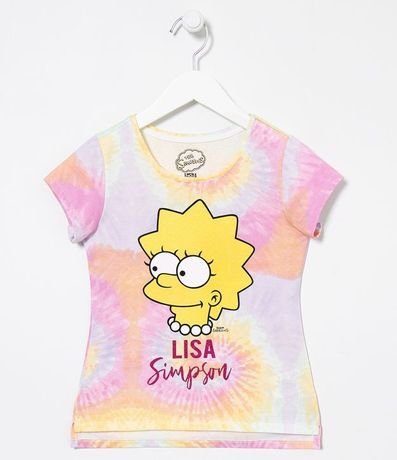 Remera Infantil Tie Dye Lisa Simpson - Tam 5 a 14 años 1
