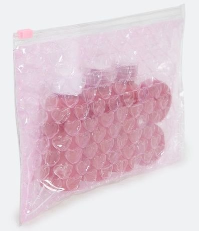 Kit Viaje Plastico Corazón Burbuja Love 3