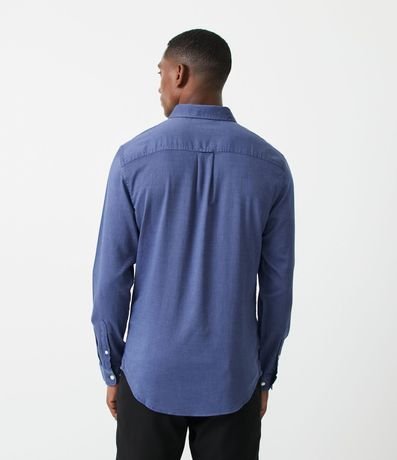 Camisa Manga Larga en Algodón con Estampa Discreta 3