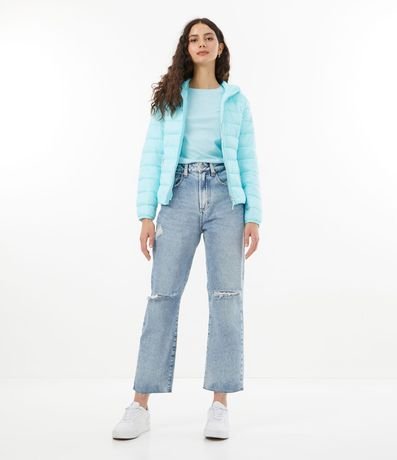 Campera Ultra Ligera en Poliamida con Capucha y Gomos 2