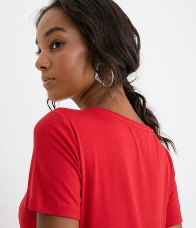 Blusa Básica en Viscosa con Escote V 4