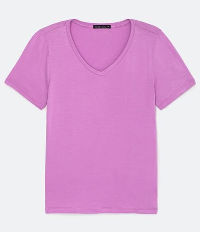 Blusa Básica en Viscosa con Escote V 6
