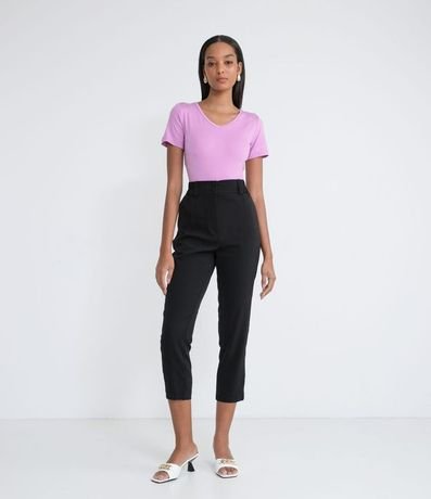 Blusa Básica en Viscosa con Escote V 5