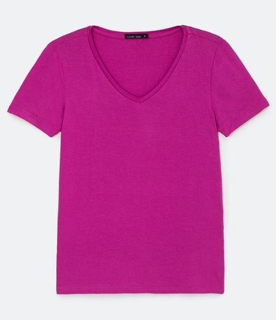 Blusa Básica en Viscosa con Escote V 6
