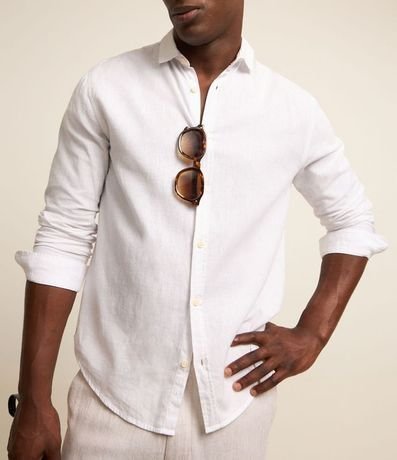 Camisa Manga Larga en Lino 4