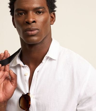 Camisa Manga Larga en Lino 6