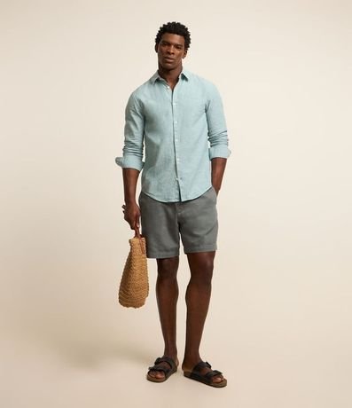 Camisa Manga Larga en Lino 2