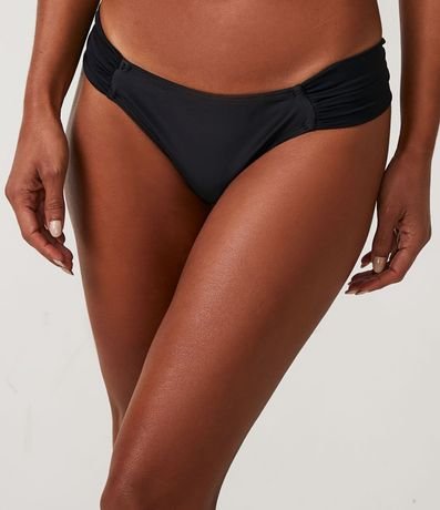 Bikini Bombacha sin Estampado con Lateral Pliegada 1