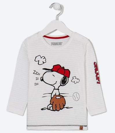 Remera Infantil Estampa Snoopy - Tam 1 a 4 años 1